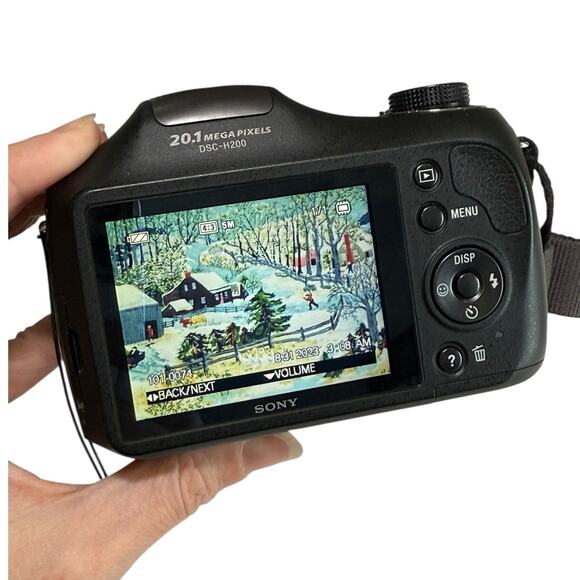 Sony Cyber-Shot DSC-H200 26x Optical Zoom 20.1MP Digital Camera Tested Works - Picture 7 of 12